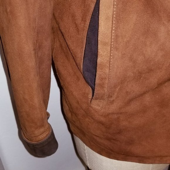 Marcello Pampaloni MSRP $1200 Butter-Soft Suede Jacket. - Picture 4 of 8